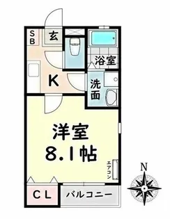 愛知県名古屋市南区星崎2丁目【アパート】の間取り