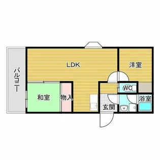 シャンボールメゾン曽根【3階】の間取り