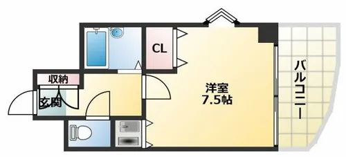 オーケーマンション平野【3階】の間取り