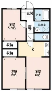 エスペラント不吹【2階】の間取り