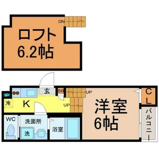 ラハト今池【1階】の間取り