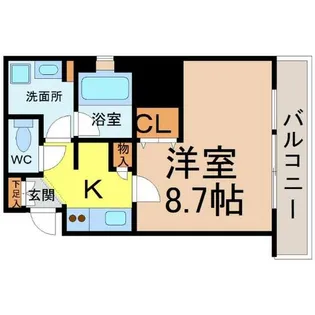 LaSante東別院【12階】の間取り