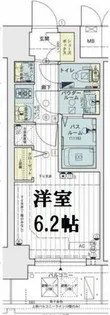 エステムコートディアシティWEST【1階】の間取り