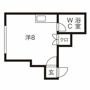 レジデンス美園【7号室】の間取り