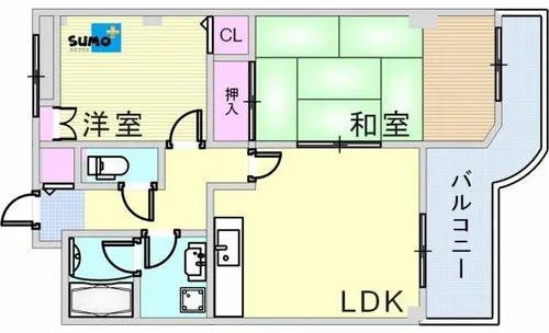 マーベラス【205号室】の間取り