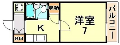 コーポアガペ【2階】の間取り