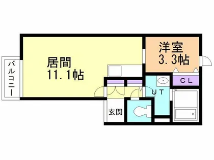 デリス・メゾンⅦ【301号室】の間取り