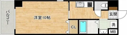 フォレスト片野【3階】の間取り