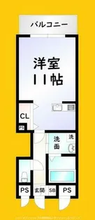 Brelia MIHAGINO【5階】の間取り