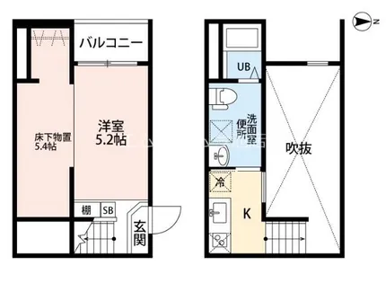 ルミエール十一番町【1階】の間取り