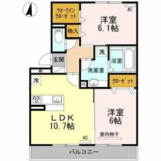 シャルマンⅢ【302号室】の間取り