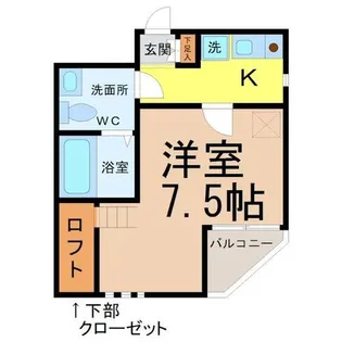 ノヴェル今池【2階】の間取り