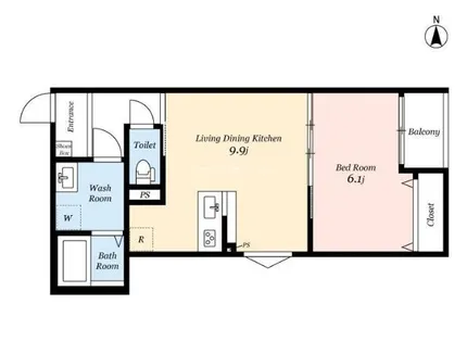 Cocon Grandjour 武庫之荘西【3階】の間取り