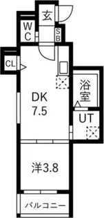 F asecia Rapide【3階】の間取り
