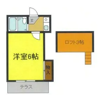 グリーンヒルズ神和【202号室】の間取り