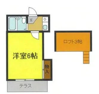 グリーンヒルズ神和【202号室】の間取り
