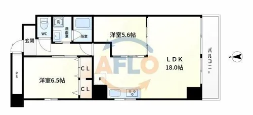 松屋レジデンス【3階】の間取り