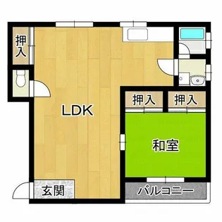 阪奈ビル【2階】の間取り