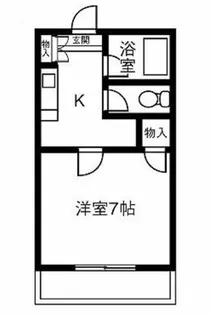 パセオ小牧【202号室】の間取り