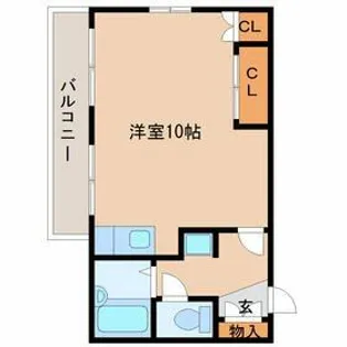 プレシード阪急園田【2階】の間取り