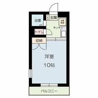 シャルムK【1階】の間取り