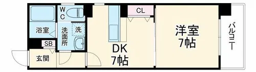 FUKUEBLD【3階】の間取り