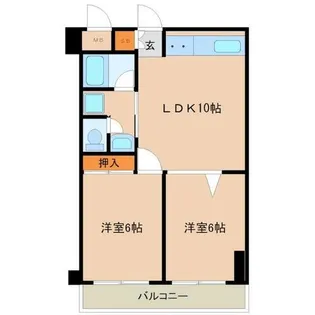ロイヤルガーデン【1階】の間取り