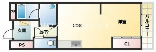 マンション塚口【3階】の間取り