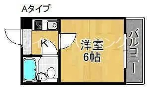 アルファイング【4階】の間取り