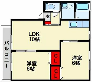 ハイムベル【2階】の間取り