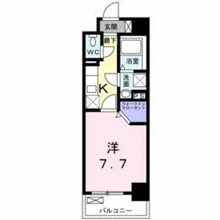 セイント野並【9階】の間取り