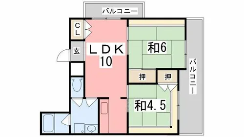 センシブルハウス【501号室】の間取り