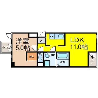 acer【8階】の間取り