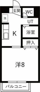 Surplus One 稲垣【2階】の間取り