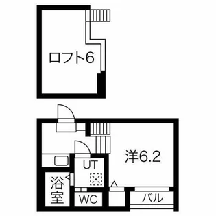 Cathbharr 車道【1階】の間取り