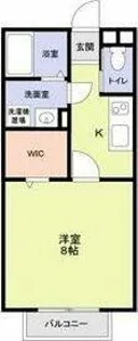 ジェンネ降井【2階】の間取り