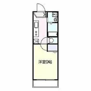 住吉橋TKハイツ【401号室】の間取り