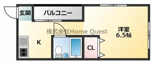 光陽苑【3B号室】の間取り