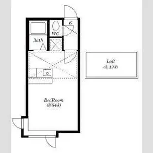 ノースタウン28条【205号室】の間取り