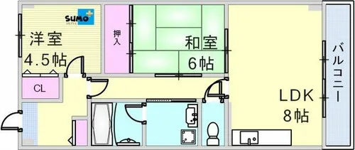 マニーフィーコ&アルファ【307号室】の間取り