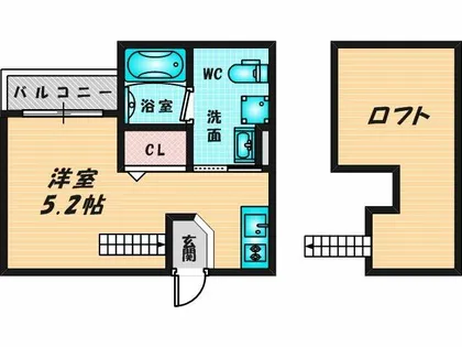 Celeste弥刀【2階】の間取り