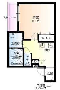 フジパレス尼崎東園田1番館【3階】の間取り