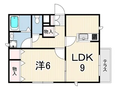 ラ・カーサ夙川【1階】の間取り
