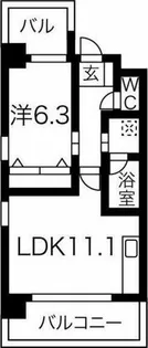 ARROW FIELDS壱番館【8階】の間取り