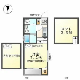 Casa Kurokawa【101号室】の間取り