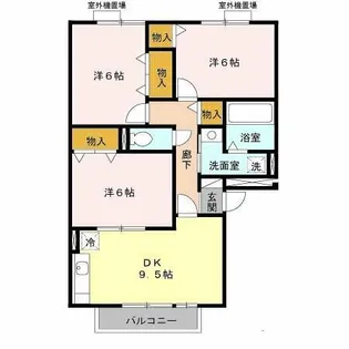 コートダジュール【1階】の間取り