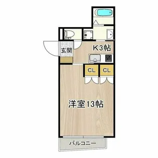 K.H.E【2階】の間取り