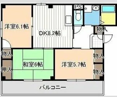 エスペラール明正【3階】の間取り