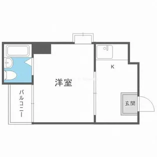 1Rの間取り画像