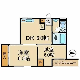 タフネス放出【3階】の間取り